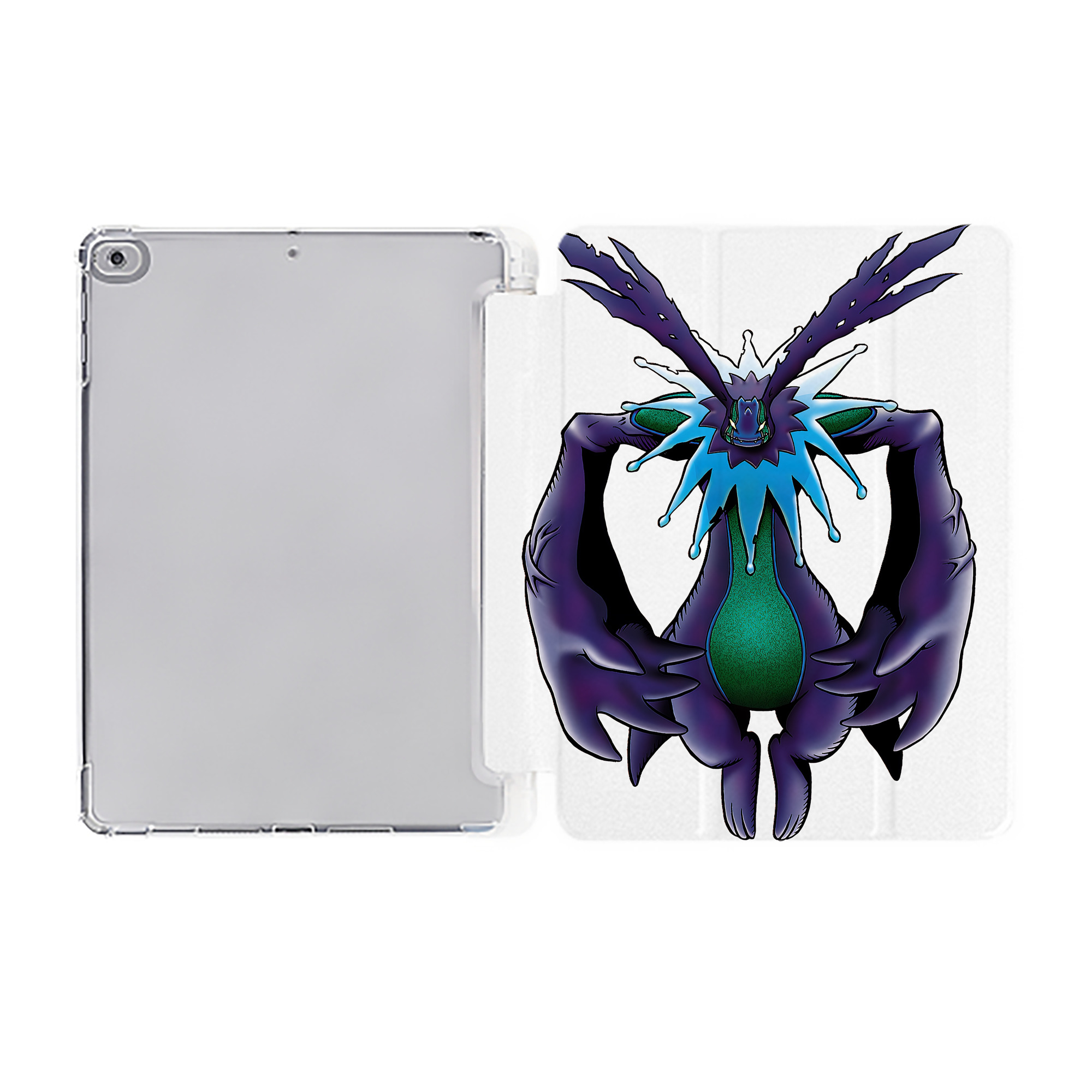 （画像用） Digimon デジタルモンスター/デジモン IPad ケース ペン収納付き 三つ折りスタンド PUレザー×シリコン 対応機種9.5/10.5/10.9インチ
